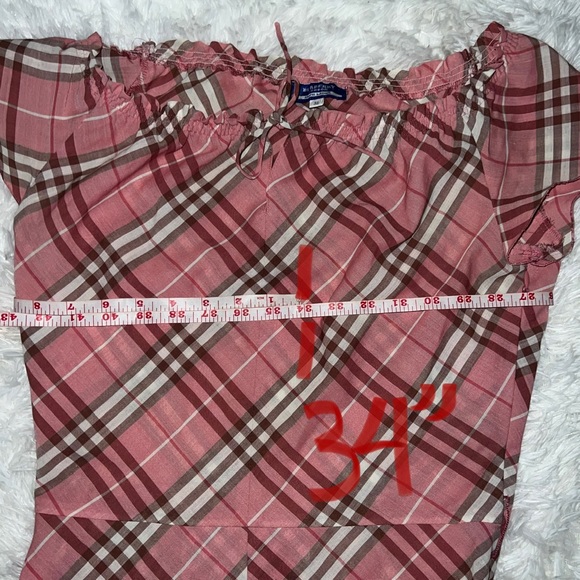 Authentic Vintage Burberry Pink Dress Size 38 / Small - Picture 4 of 13